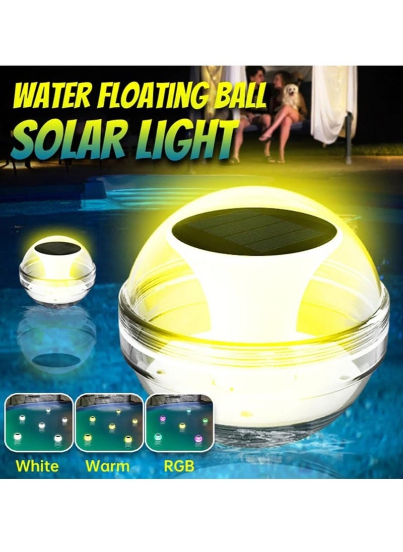 Swimming Pool Light, Light Control Solar Swimming Pool Light, Garden Lamp, Waterproof Solar Floating Light, Water Floating Light, for Aquarium Vase Pond Swimming Pool Garden Party