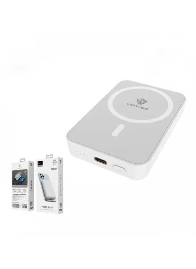 Powerbank Wireless Lenyes PW020D 10000 mAh Fast Charging Magsafe 22.5W