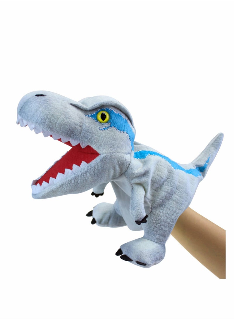 Dinosaur Hand Puppets, Velociraptor Jurassic World Stuffed Animal   Soft Plush Toy, Open Movable Mouth Finger Gift, Birthday Gifts for Kids, Creative Role Play