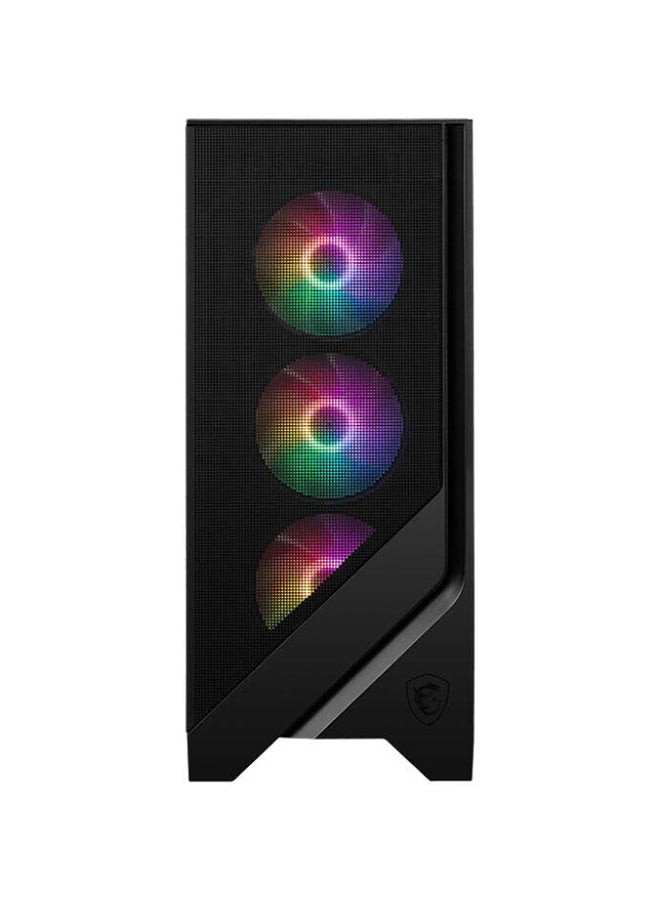 MAG Forge 120A Airflow ATX Mid Tower Computer Case, 6x Pre-Installed Case Fans, Up to 240mm Radiator Support, 2.5