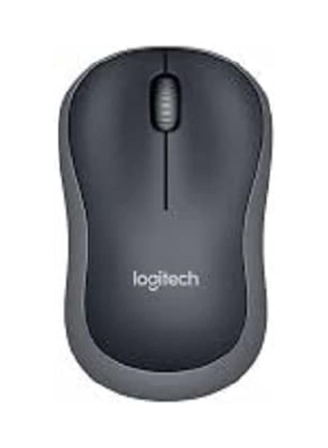 Logitech M185 Wireless Mouse, 2.4GHz with USB Mini Receiver, 12-Month Battery Life, 1000 DPI Optical Tracking, Ambidextrous, Compatible with PC, Mac, Laptop - Grey Grey