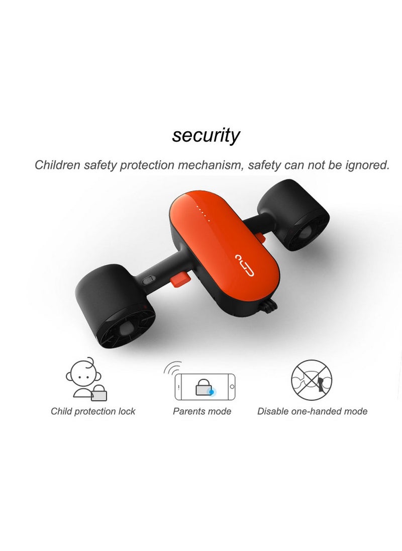 Underwater Scooter with 2-Speed and Action Camera Mount for Water Sea Sports Swimming Pool & Diving Surfboard Snorkeling(S2 Scooter)