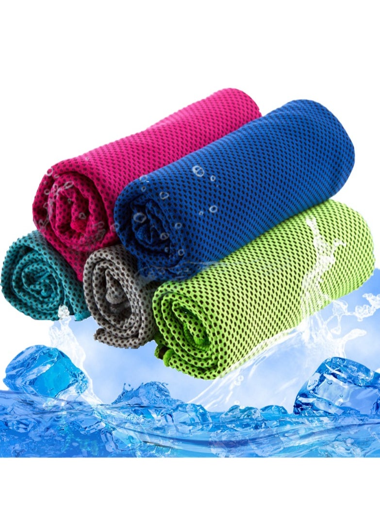 5 Pieces Sports Wicking Instant Dry Cooling Towel