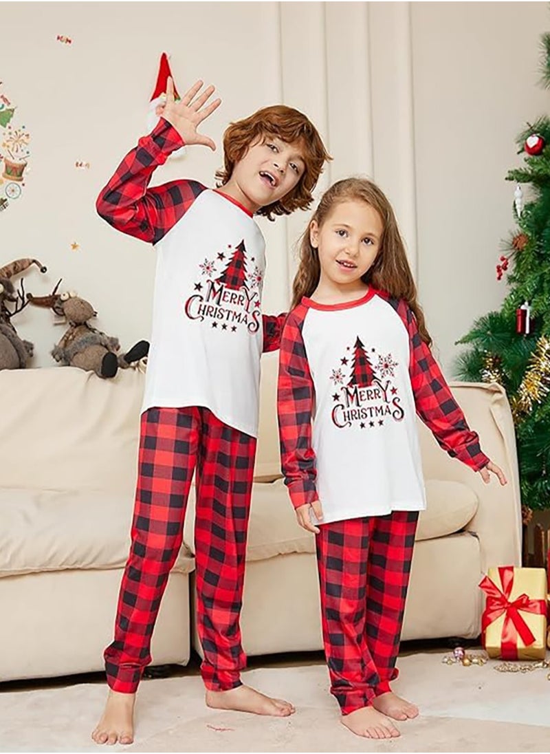 Christmas Family Matching Pajamas Classical Nightwear Sleepwear Sets Long Sleeve Pjs for for Adults Kids and Baby Holiday Xmas Sleepwear Set (Baby Unisex)