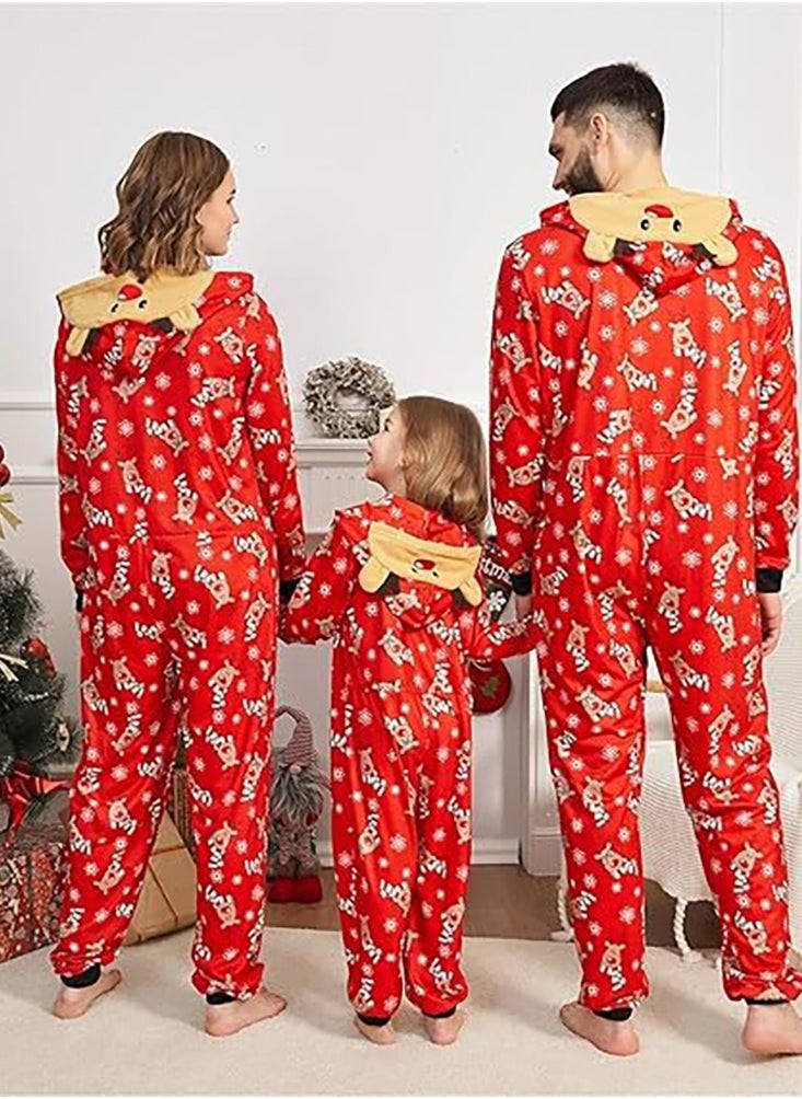 Christmas Family Matching Pajamas Classical Nightwear Sleepwear Sets Long Sleeve Pjs for for Adults Kids and Baby Holiday Xmas Sleepwear Set (Baby Unisex)