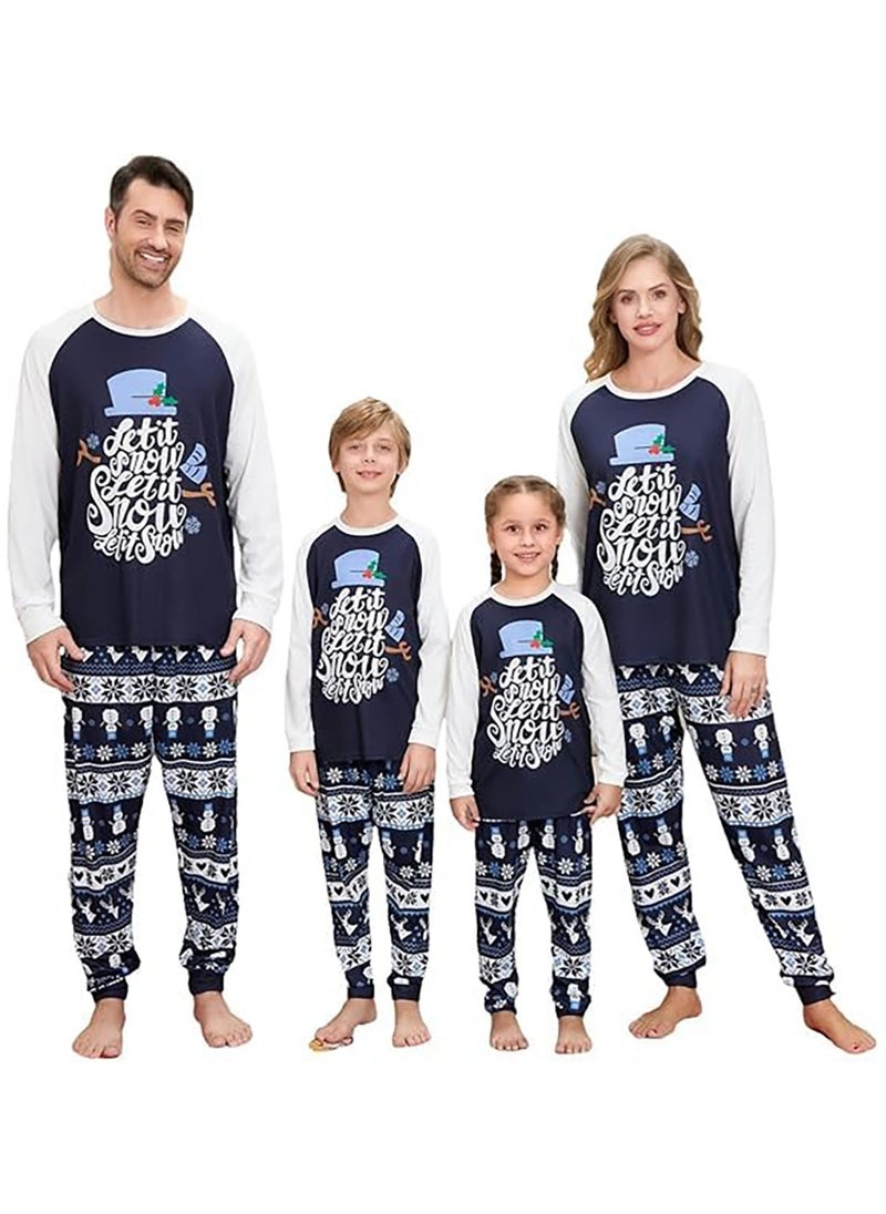 Christmas Family Matching Pajamas Classical Nightwear Sleepwear Sets Long Sleeve Pjs for for Adults Kids and Baby Holiday Xmas Sleepwear Set (Baby Unisex)