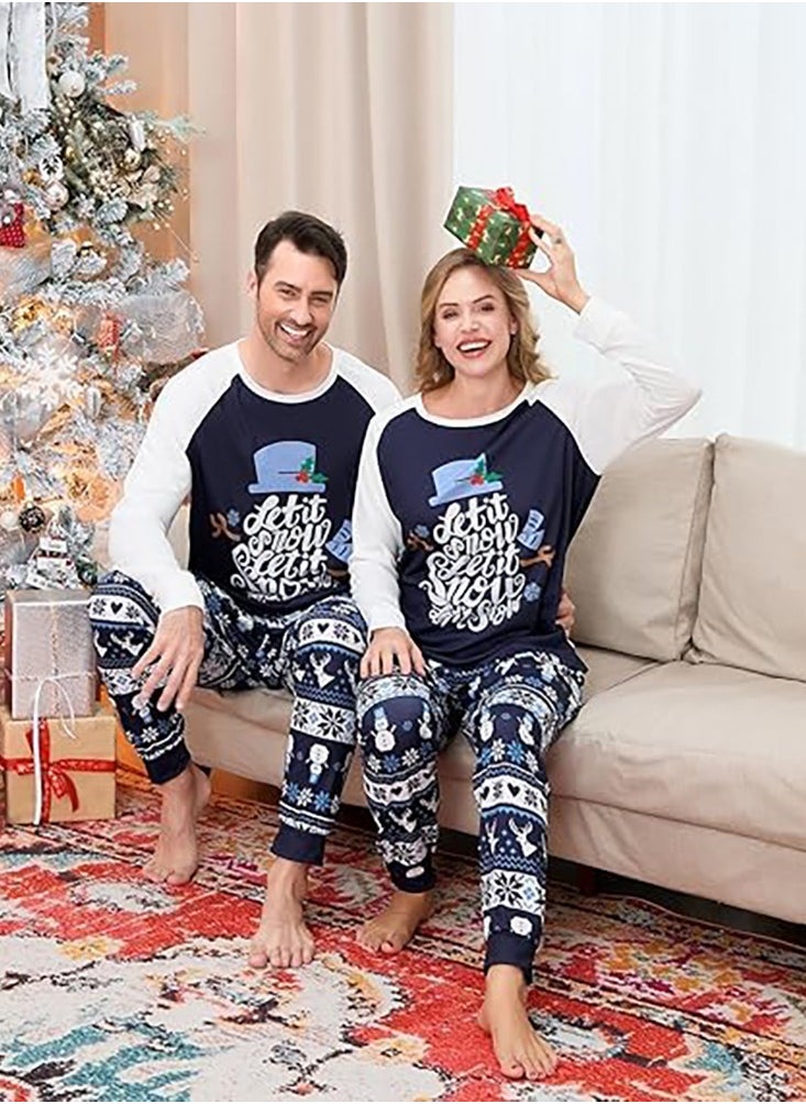 Christmas Family Matching Pajamas Classical Nightwear Sleepwear Sets Long Sleeve Pjs for for Adults Kids and Baby Holiday Xmas Sleepwear Set (Baby Unisex)