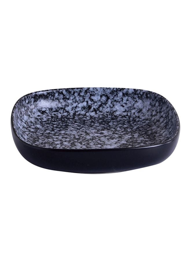 Snowflake Soup Plate 8.5-Inch Grey 8.5inch