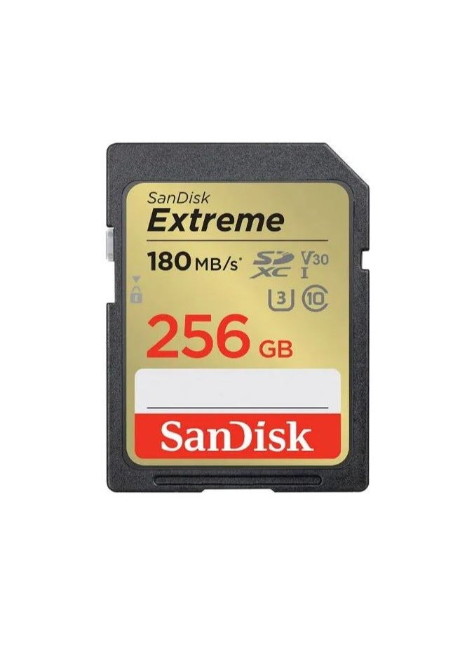 Extreme SD UHS-I Card – High-Performance Photography and Videography 256 GB