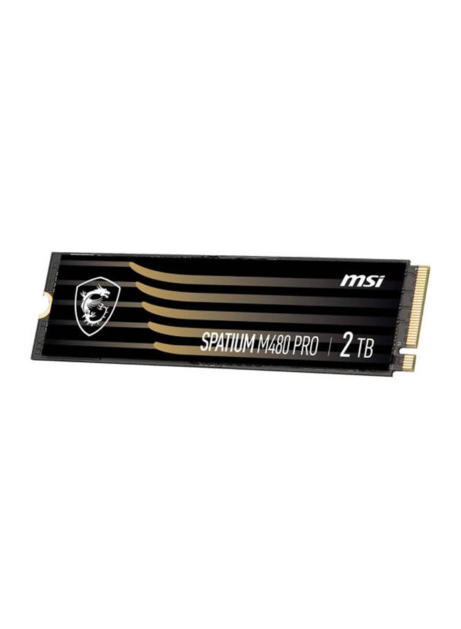 SPATIUM M480 PRO PCIe Gen4x4 M.2 2280 Internal SSD, 2TB Capacity, Up to 7400 MB/s Sequential Read & 7000 MB/s Sequential Write Speed, 1400 TBW, 3D NAND | S78-440Q600-P83 2 TB