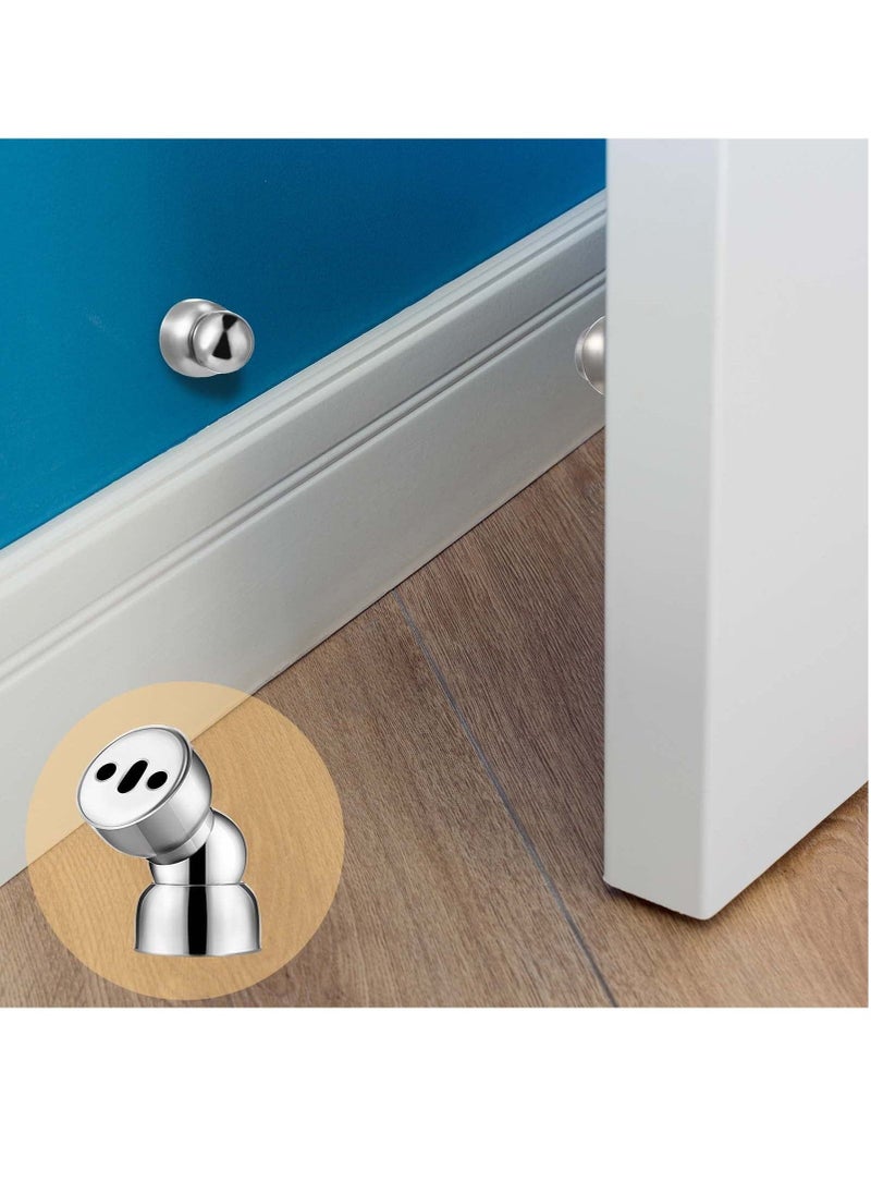 Powerful Magnetic DoorStop, Stainless Steel Magnetic Door Stopper Door Holder for Bedroom Bathroom Kitchen Home Office