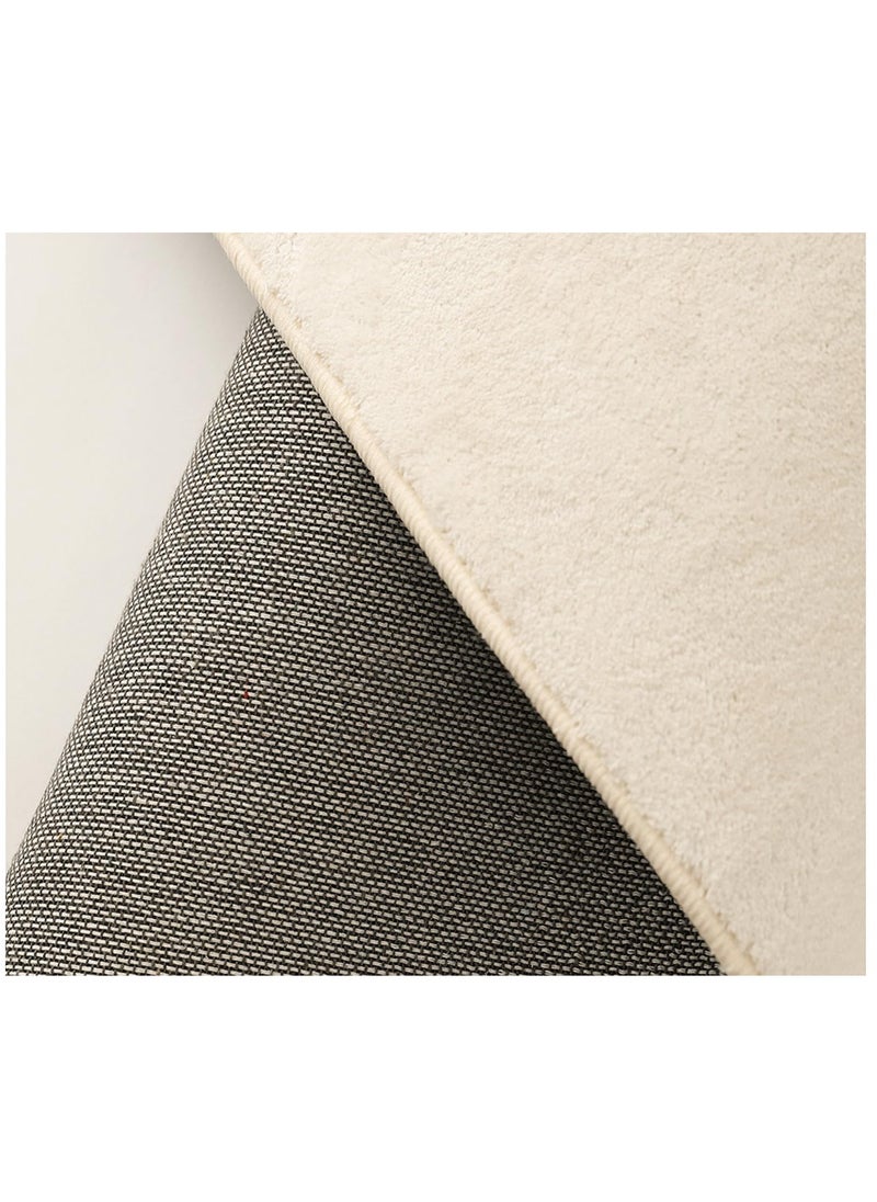 Velvet Area Rug Minimalist Thickened Washable Large Carpet Soft Cartoon Style Anti-slip Big Rugs for Living Room Bedroom 160*230cm
