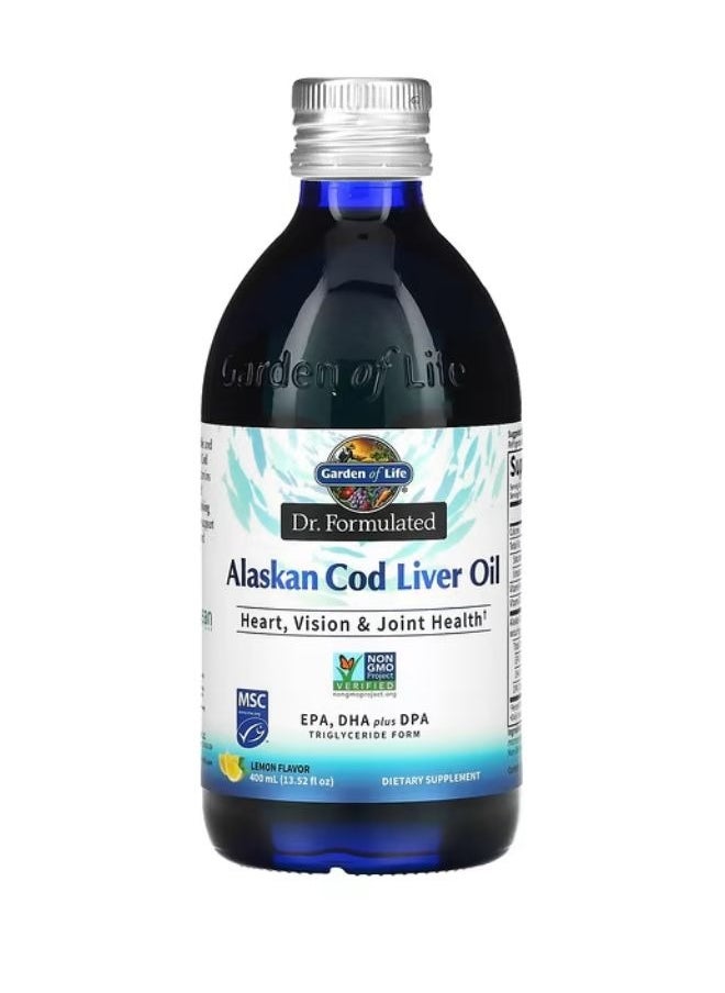 Dr. Formulated Alaskan Cod Liver Oil Liquid 400ml