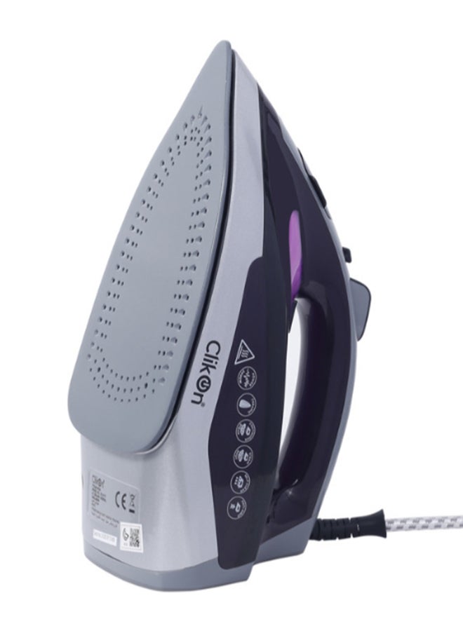 Steam Iron 2400W 2400 W CK4117 Grey/Silver/Purple