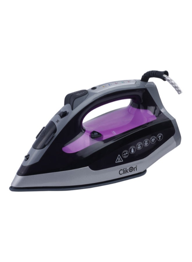 Steam Iron 2400W 2400 W CK4117 Grey/Silver/Purple