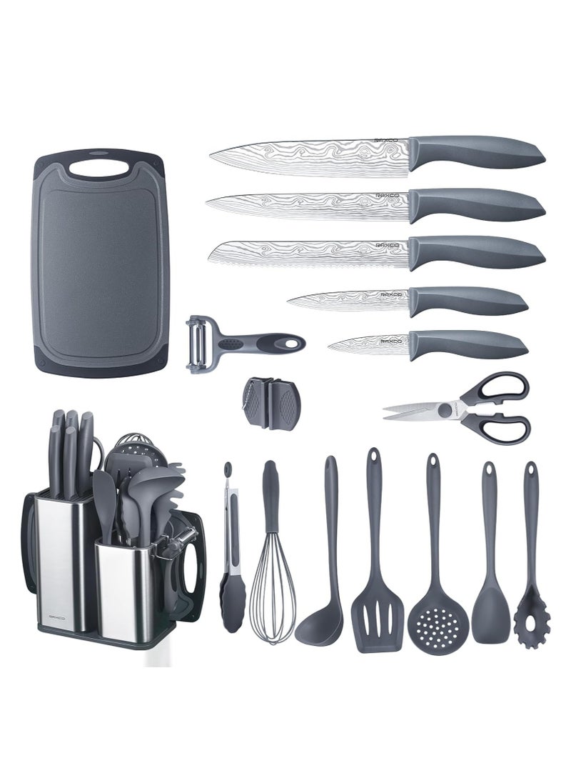 Comprehensive Kitchen Utensil Set – Includes Knife, Spatula, and Essential Cooking Tools for Efficient Food Preparation and Baking