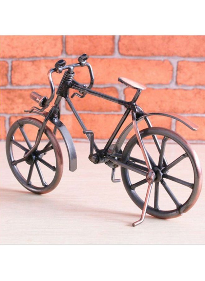 Metal Antique Bike Model Figurine Bronze/Black 170x110x60mm