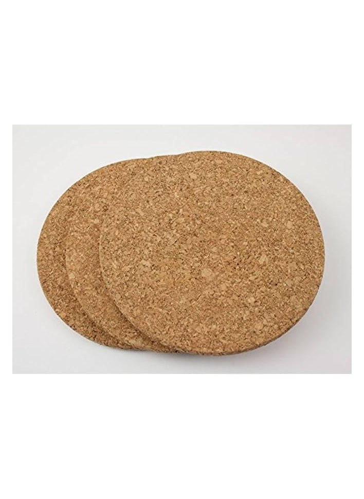 19 x 1 CM Round Coaster Cork Coaster HEAT Resistant Mat made of cork