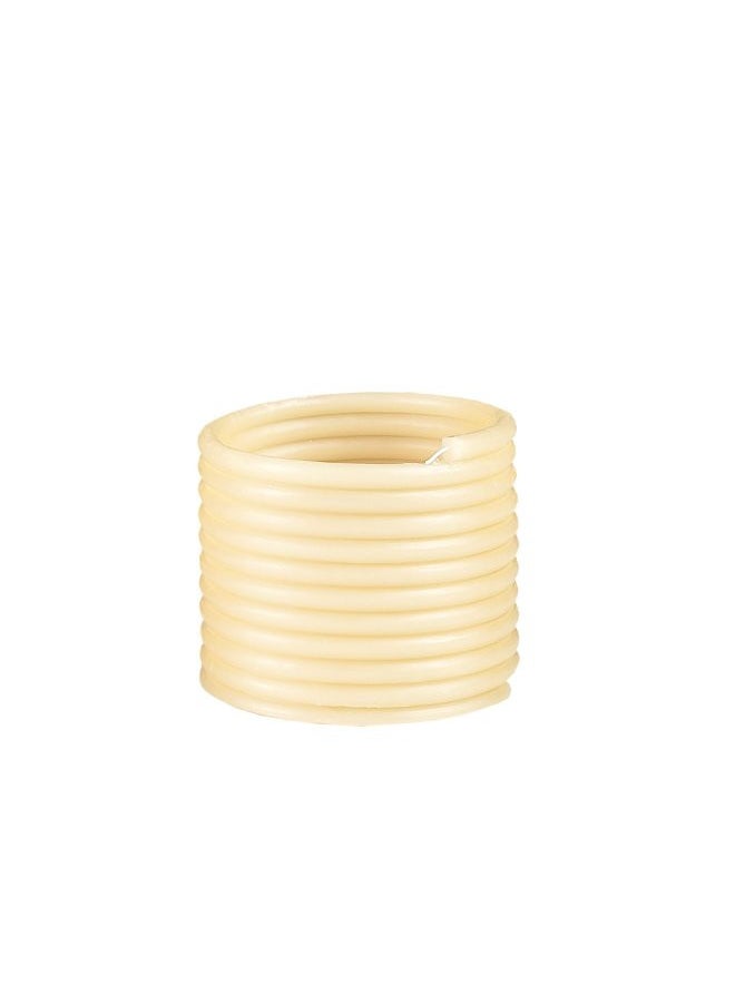 Candle by the Hour 60-Hour Candle Refill, Eco-friendly Natural Beeswax with Cotton Wick,Yellow