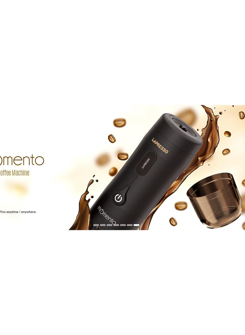 LePresso Momento Portable Coffee Machine - Black