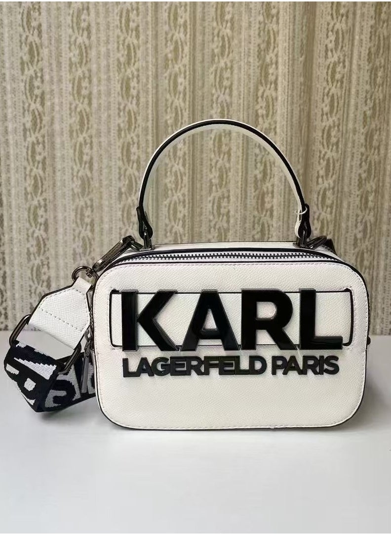 Karl Lagerfeld shoulder bag cross body White