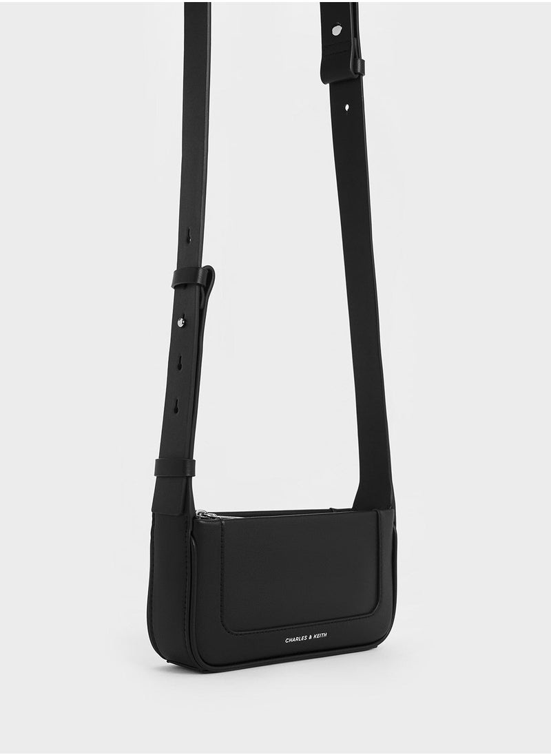 CHARLES & KEITH Daylla Shoulder Bag & Crossbody Bag - Black