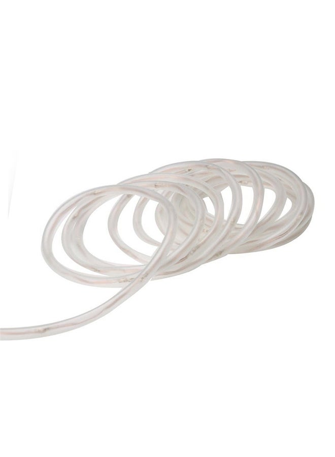 100-LED Solar Outdoor String Light White 17x16x4cm