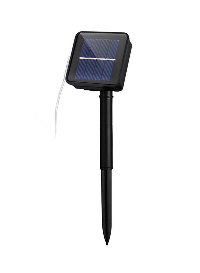 100-LED Solar Outdoor String Light White 17x16x4cm
