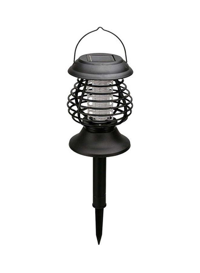 Decorative Solar Power LED Mosquito Outdoor Lamp Black 15 x 26cm