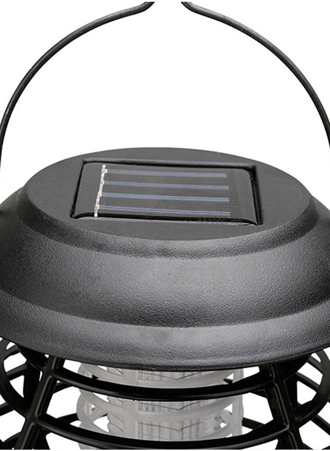 Decorative Solar Power LED Mosquito Outdoor Lamp Black 15 x 26cm