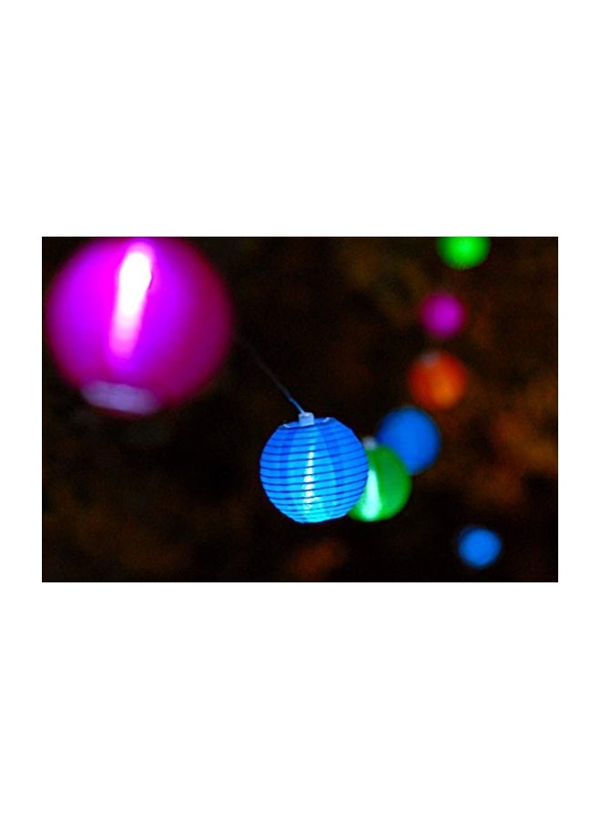 Globe Style LED Outdoor Solar Light Pink/Green/Blue 420x3x3inch