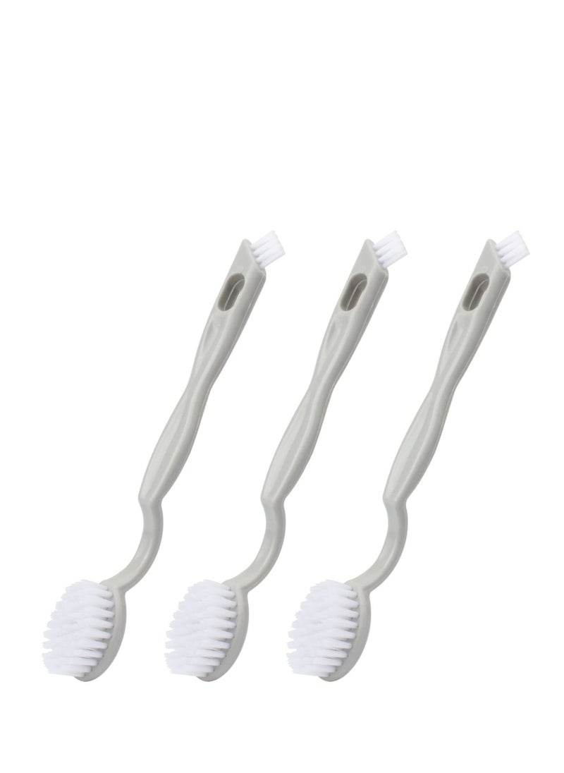 Double-Ended Shoe Washing Brush,3 Pack Professional Cleaning Brushes for Sneakers, Tennis Shoes, Floors,Get Your Shoes Looking Like New