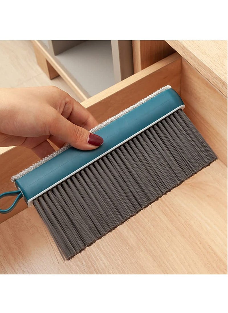 Hair Removal Dust Brush Portable Double sided Bed Brush Retractable Bed Cleaning Brush for Soft Clothes Desks Cars and Sofas Easy to Clean Save Time and Effort Strong Toughness