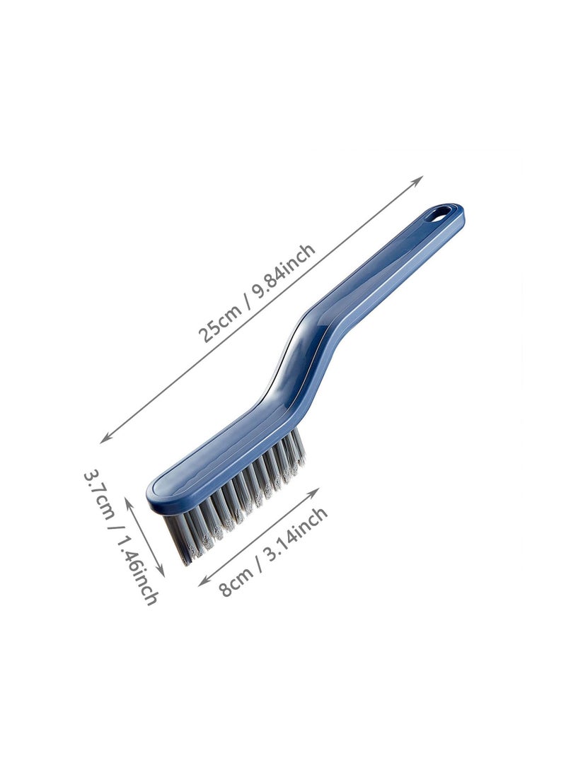 Hard Bristle Crevice Cleaning Brush 2 Pack, Multifunctional Gap Cleaning Brush,  Thin Hard Bristle Brush Cleaning Tools for Household Use, Home, Kitchen, Bathroom, Window, Vehicle, Faucets, Toilet