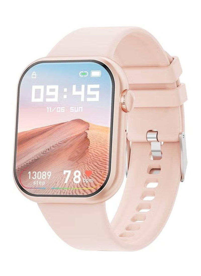 Full-Touch Ip67 Waterproof Activity Tracker Pedometer Sleep Monitor Smart Watch Pink