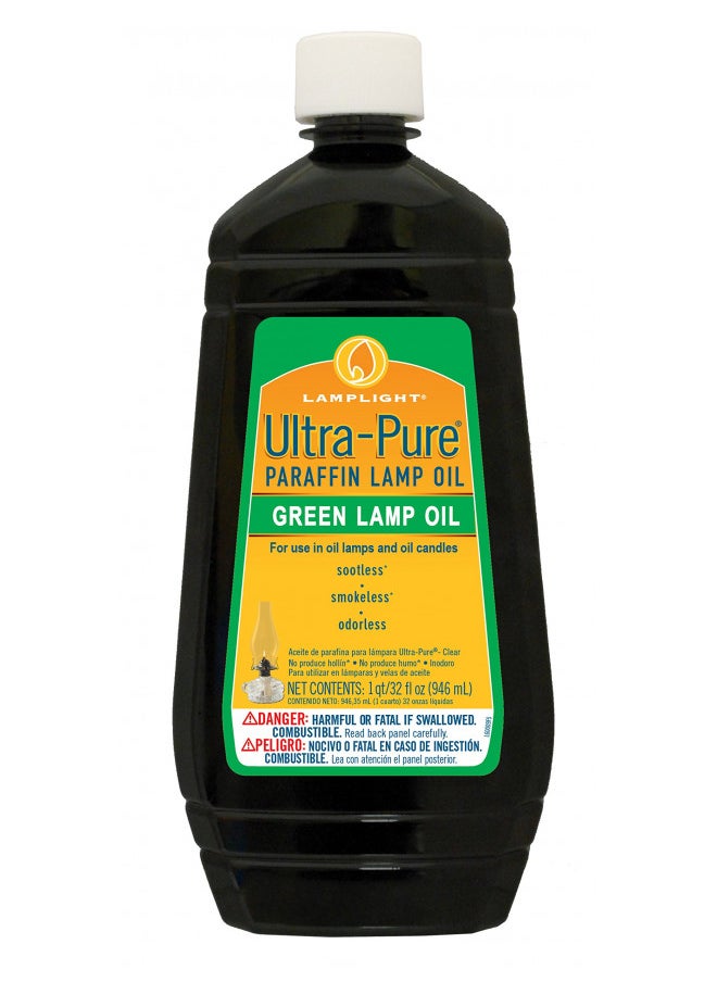 Lamplight 60013, Green Ultra-Pure Lamp Oil, 32-Ounce