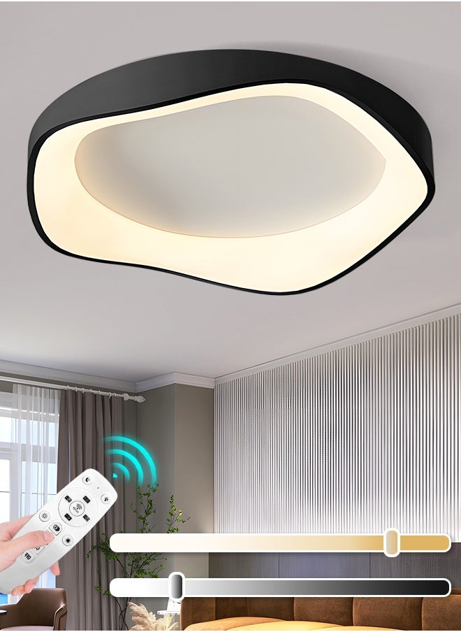 Modern Flush Mount LED Ceiling Light Fixture, 59W Dimmable LED Ceiling Lamp with Remote Control, LED Ceiling Lamp for Bedroom/Kitchen/Dining Room Lighting, Flush mount Ceiling Light