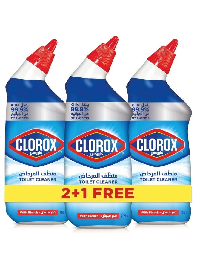 Original Scented Toilet Bowl Cleaner, Pack Of 3 709ml