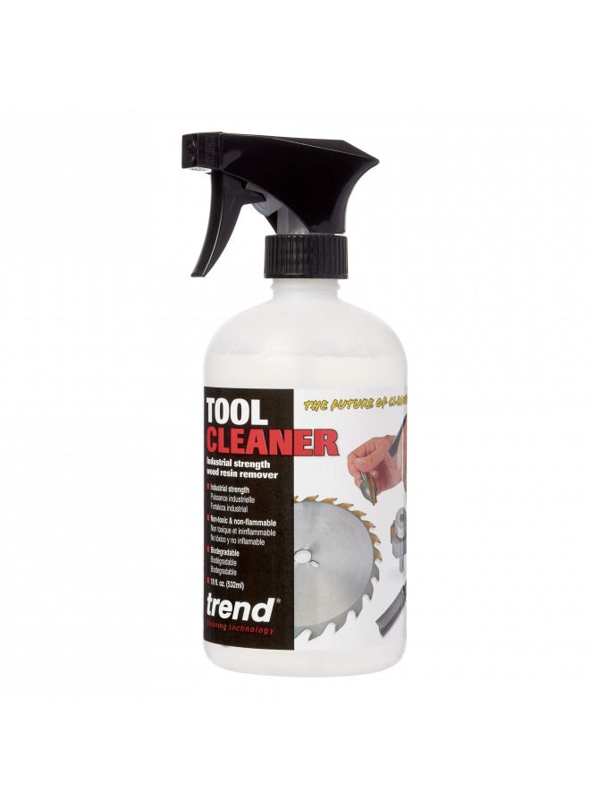 Trend Tool & Bit Cleaner: Industrial Strength Wood & Resin Remover, 18 fl oz, CLEAN/500