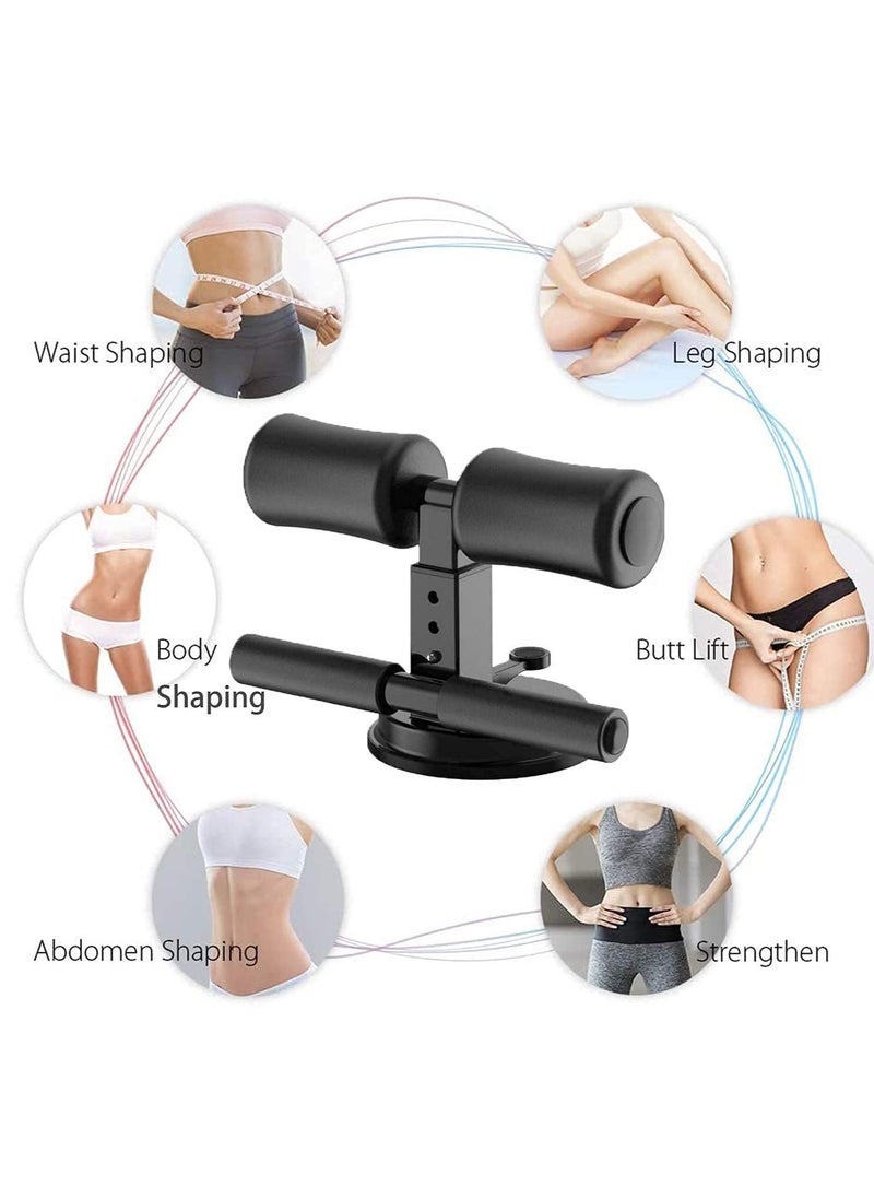 Sit-Up Bar With Foam Handle and Rubber Suction Seat Up Fitness Equipment Sit-ups and Push-ups Assistant Device For Weight Lose Gym Workout Abdominal Curl Exercise Work Out Trainer (Pack of 1)