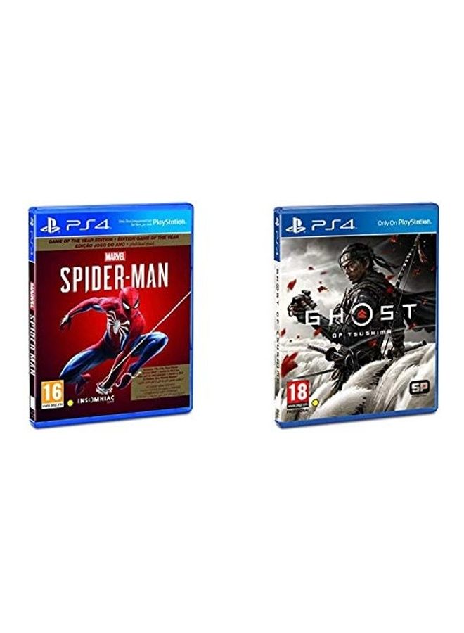 Spider Man and Ghost of Tsushima - ps4_ps5