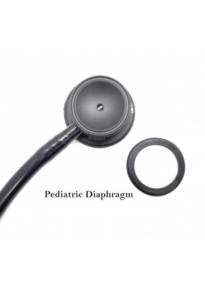 Adult + Pediatric Diaphragm Replacement - Fits Classic III (3) and Cardiology IV Stethoscopes + 2 Extra Ear Pieces, Compatible with Littmann and Other Stethoscopes