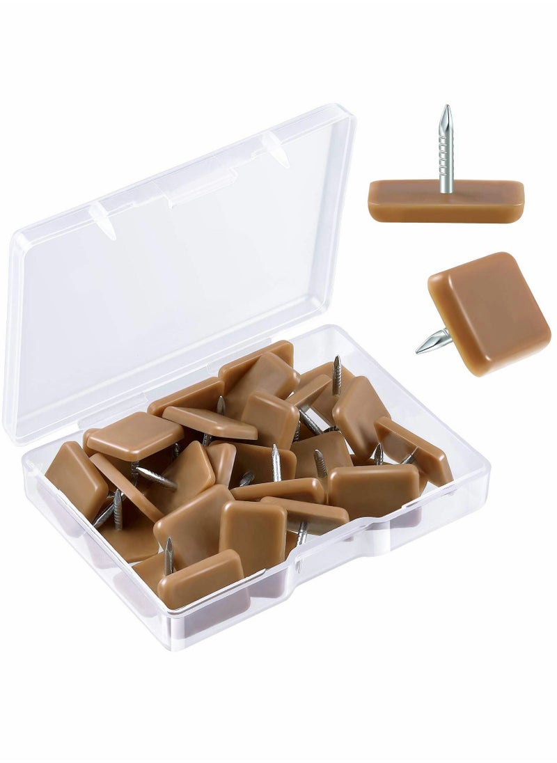 Tack-in Drawer Glides Tack Glide, Brown Furniture Slider for Repairing Dressers, Making All the Drawers Slide Smoothly and Evenly (60 Pcs)