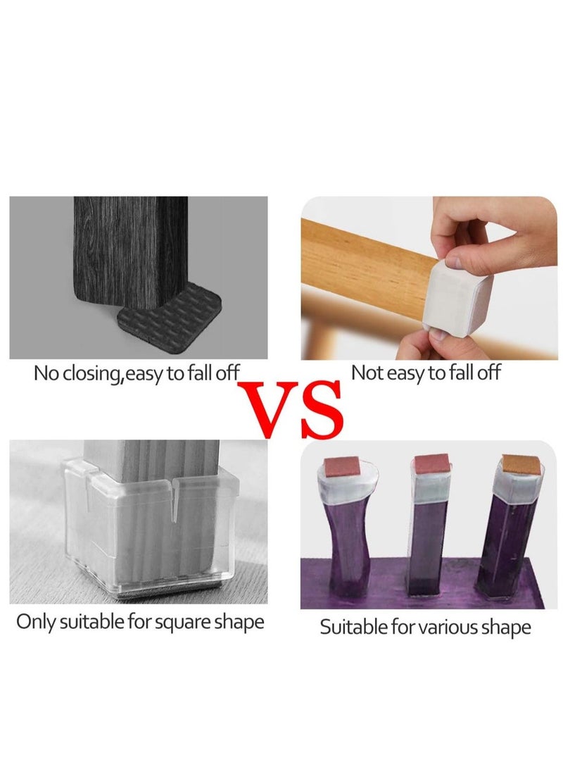 Set of 32  Chair Leg Furniture Silicone Covers Silicone Furniture Leg Covers