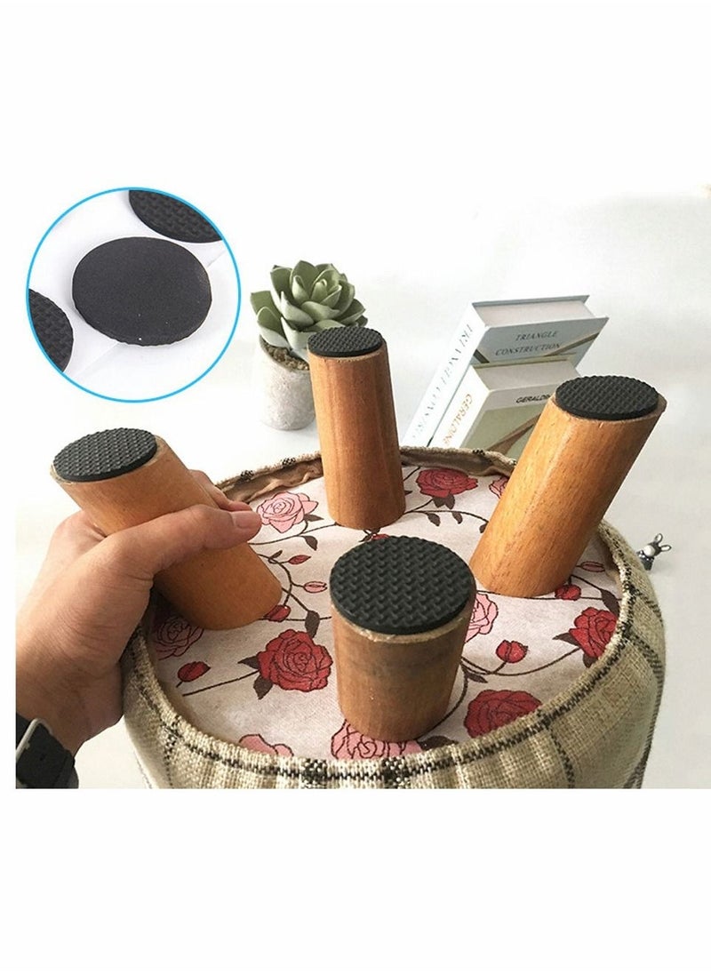 Furniture Pads Anti Slip Rubber Pads Self Adhesive Furniture Grippers Non Slip Furniture Pads for Furniture Legs Anti Scratch Silicone Floor Protectors for Hardwood Floors 186Pcs