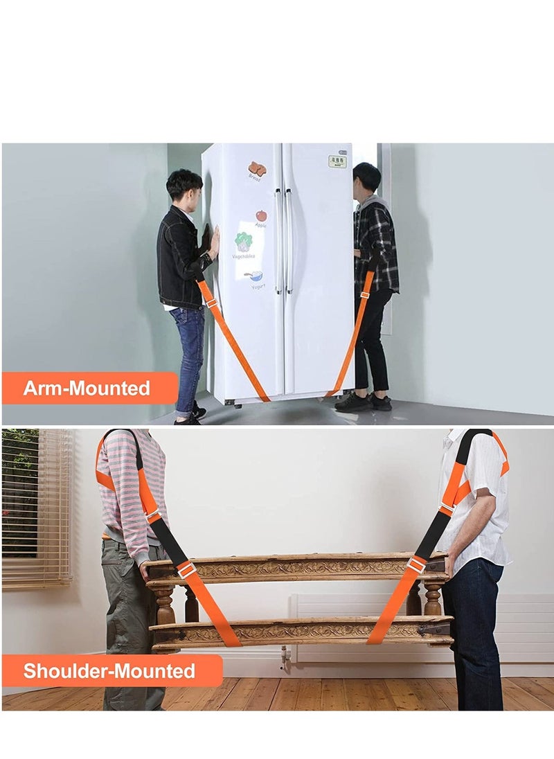 Moving Straps, 2-Person Lifting and Moving Straps, 2-Person Lifting and Moving System Adjustable Shoulder Lifting for Move,Lift,Carry, Furniture, Appliances, Mattresses or Any Item up to 800 lbs