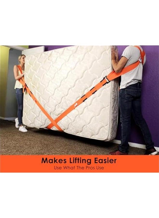 Moving Straps 2-Person Shoulder Lifting Straps for Moving Furniture, Mattresses, and Heavy Objects up to 1000 lbs