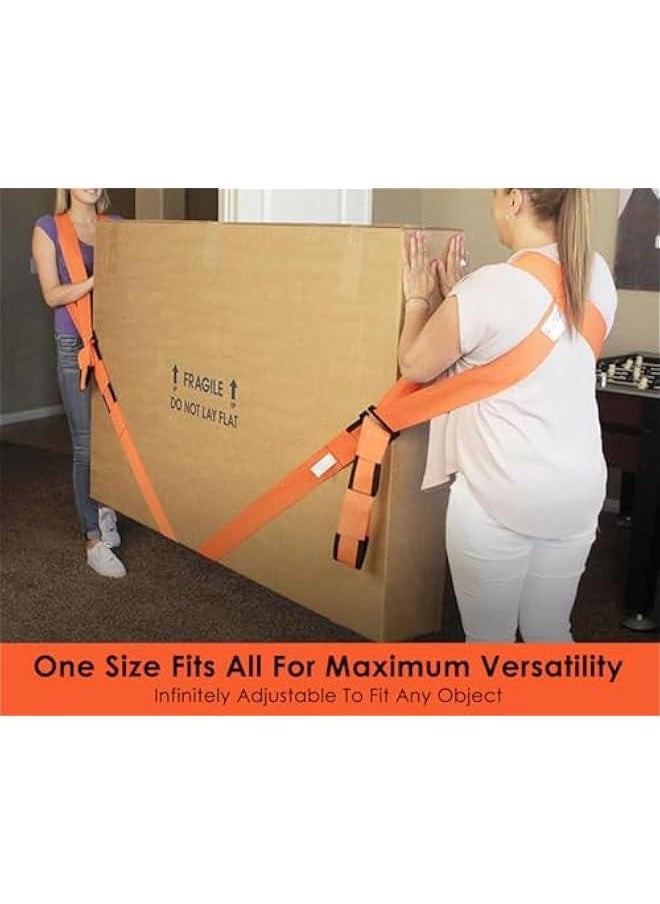 Moving Straps 2-Person Shoulder Lifting Straps for Moving Furniture, Mattresses, and Heavy Objects up to 1000 lbs