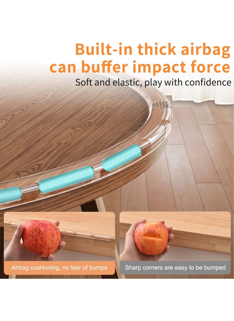 Edge Protectors, 4 Pcs Baby Safety Corner Protectors, Edge Protector Strip, Clear Adhesive Long Strip Table Corner Edge Guards, for Table Cabinets Drawers Furniture