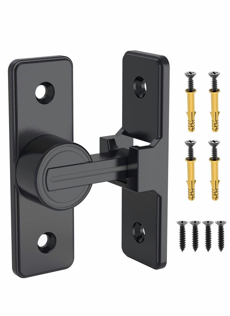 90 Degree Right Angle Door Lock, Heavy Duty Flip Door Latch Bolt Lock cam Lock Door and Window Push-Pull Lock Rod Bolt barn Push-Pull Door Lock